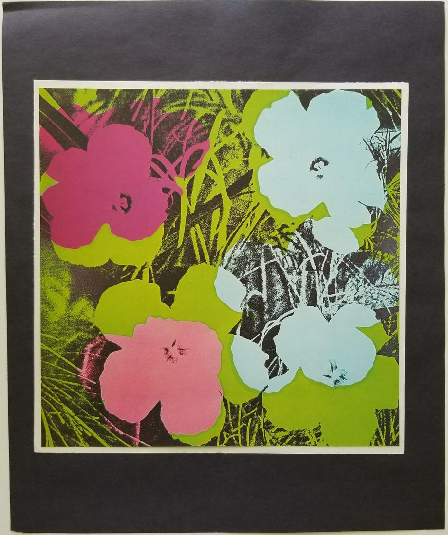 Andy Warhol Color offset Lithograph (1 of 2)