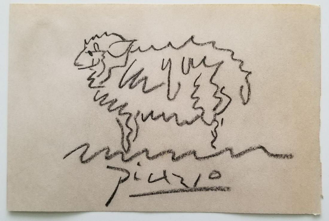 Pablo Picasso Drawing on paper (1 of 2)
