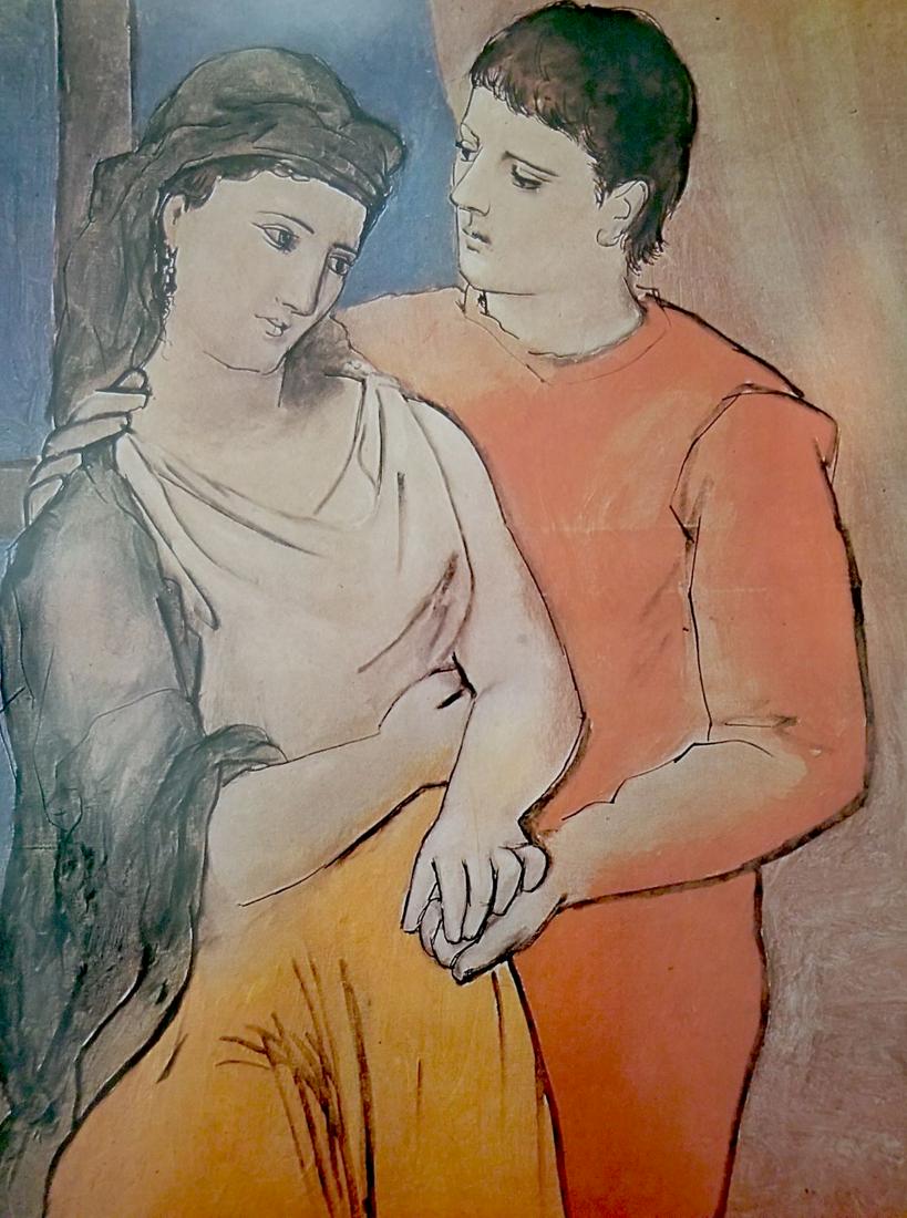 Vintage Picasso Print- The Lovers (1 of 4)