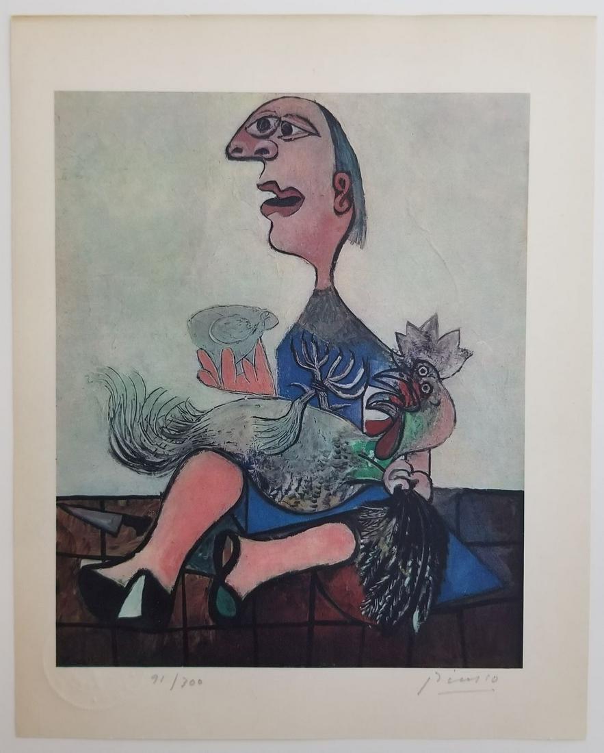 Vintage Pablo Picasso Signed Off-set Lithograph (1 of 3)