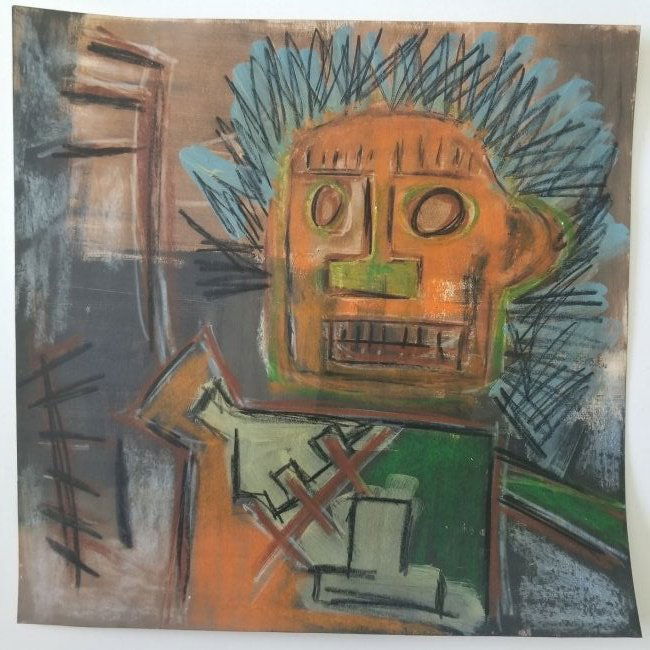 Abstract Contemporary Painting Jean-Michel Basquiat (1 of 2)