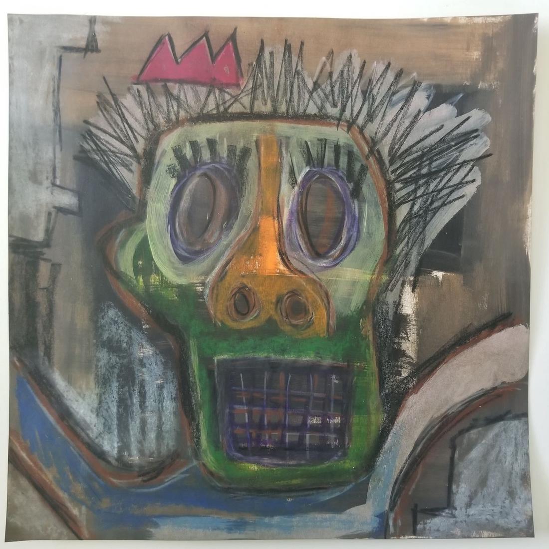 Abstract Contemporary Painting Jean-Michel Basquiat (1 of 2)