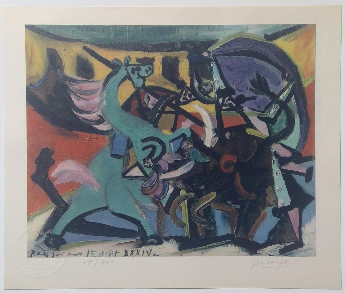 Vintage Picasso Off-set Lithograph (1 of 4)