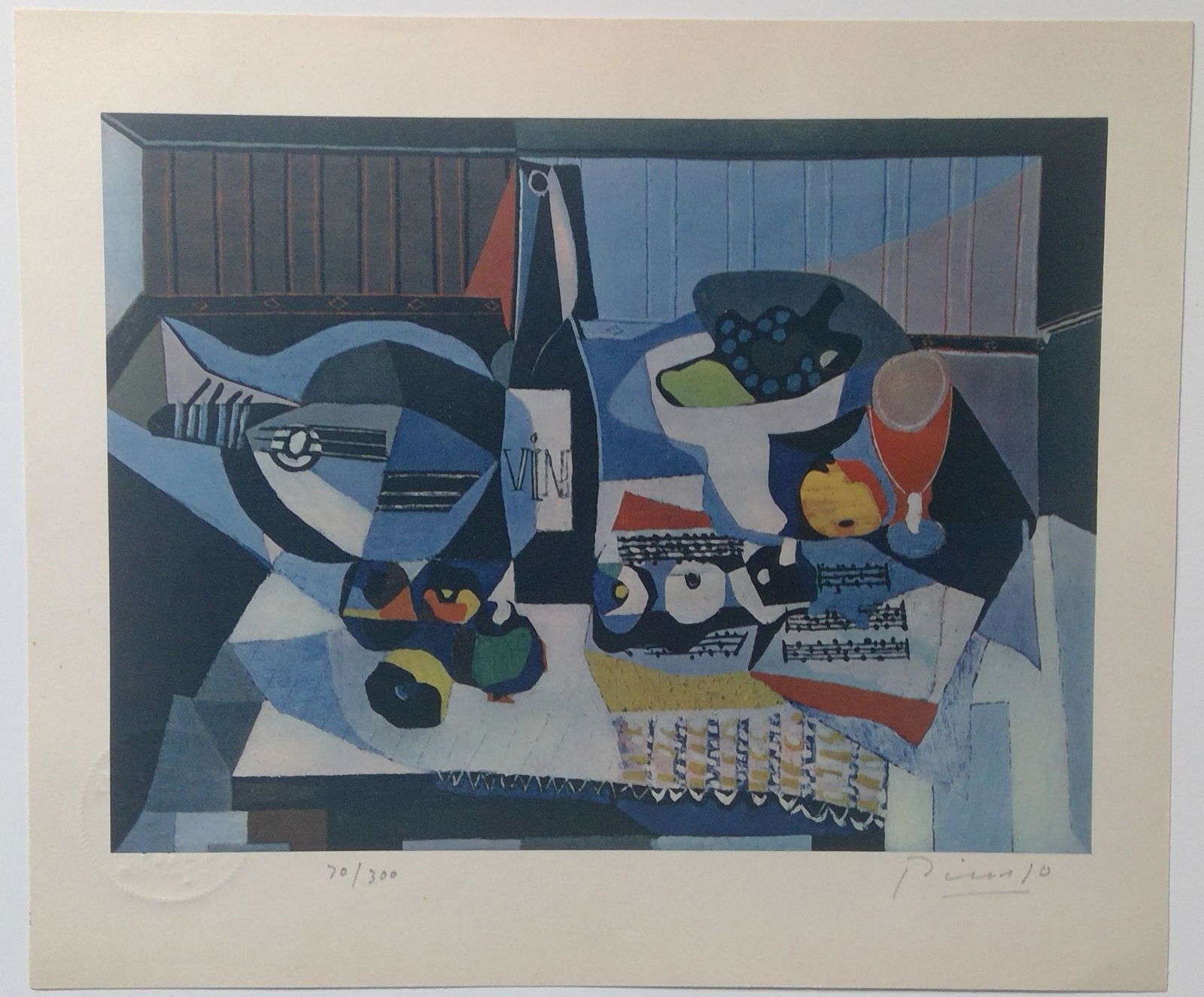 Vintage Picasso Off-set Lithograph (1 of 4)
