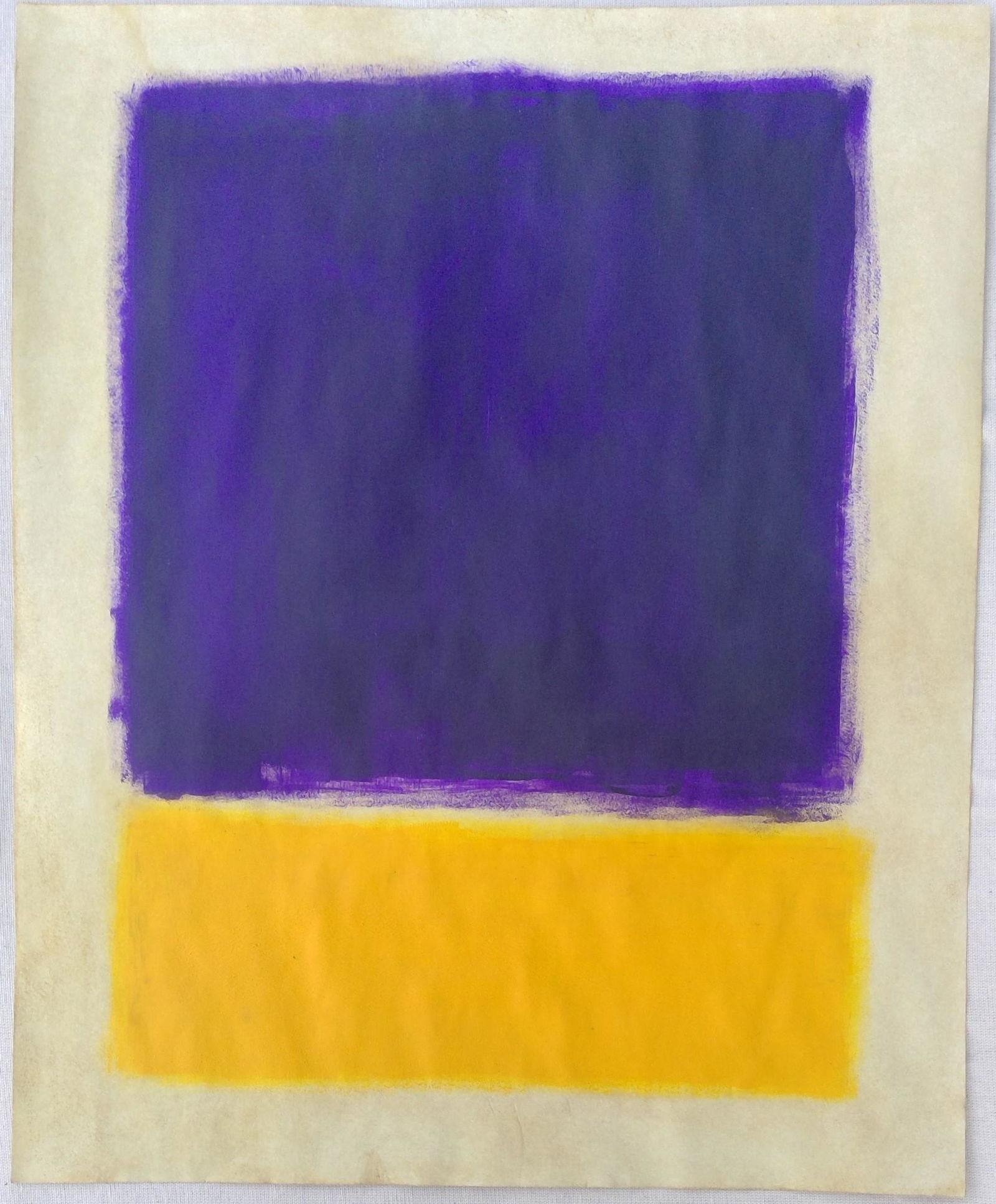 Mark Rothko Abstract Painting on Paper (1 of 2)