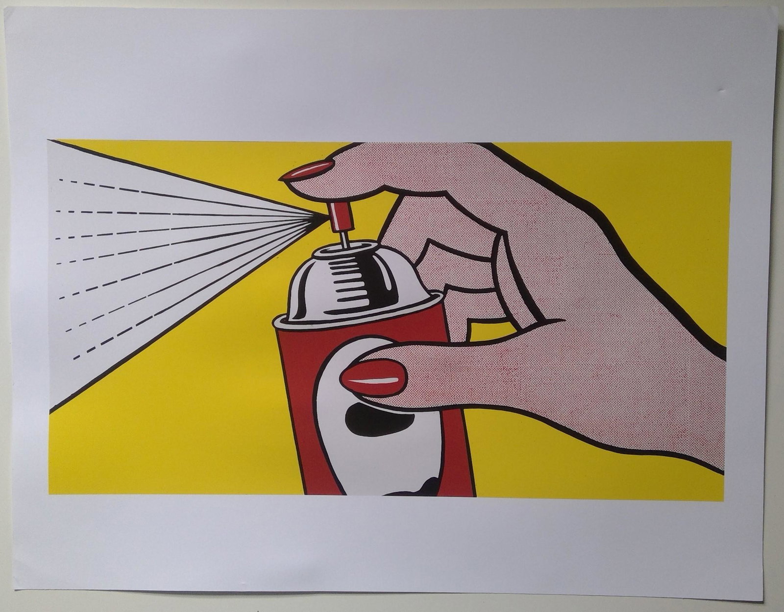 Spray, 1962 by Roy Lichtenstein Print. (1 of 2)