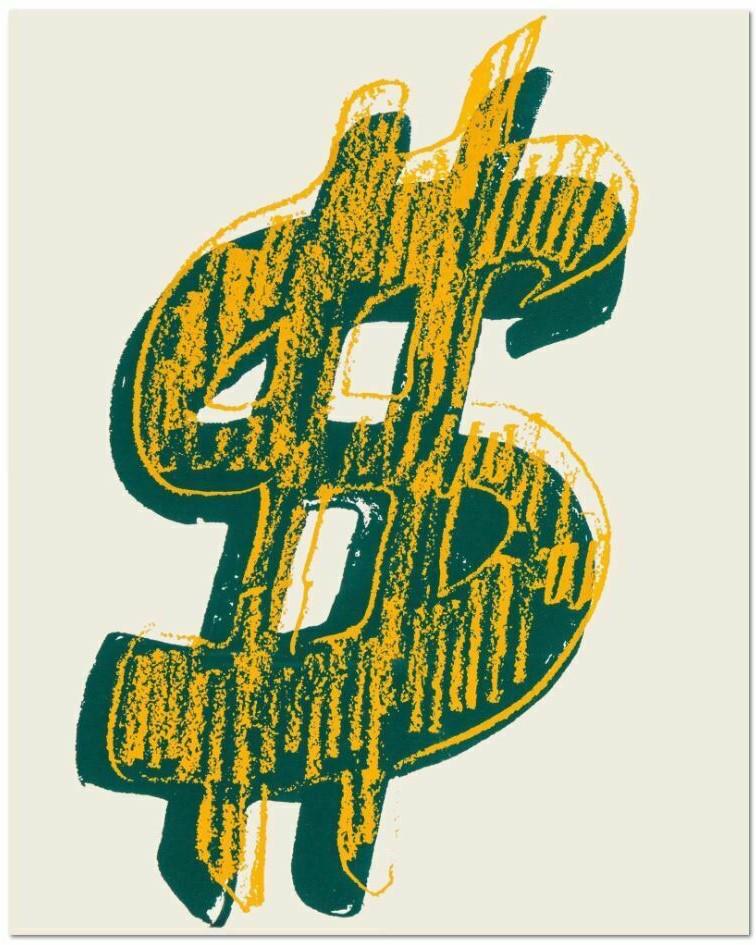 Andy Warhol, Dollar Signs (1 of 3)