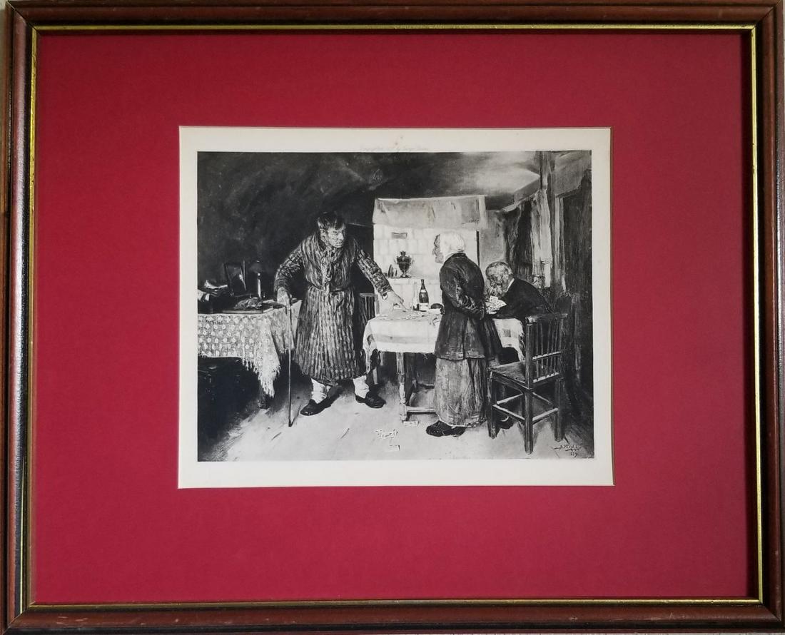 Original Vintage 1889 Engraving. (1 of 6)