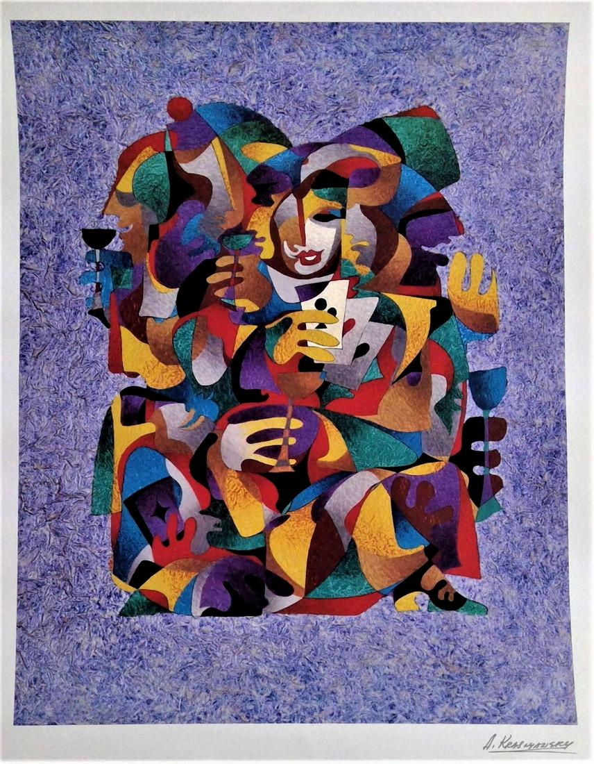 Anatole Krasnyansky Serigraph on Paper (1 of 1)