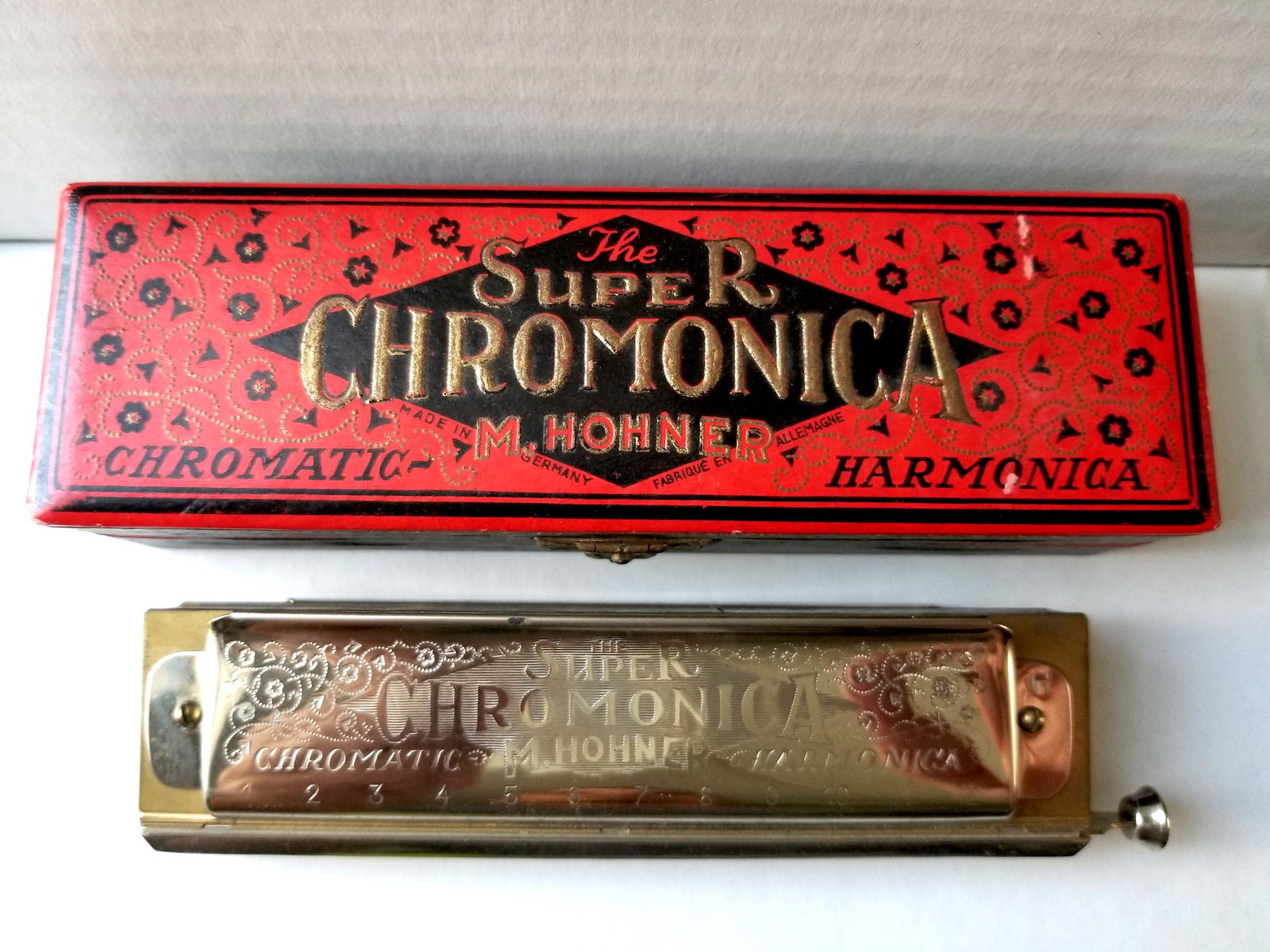 Vintage M.Hohner Chromatic Harmonica Germany (1 of 5)