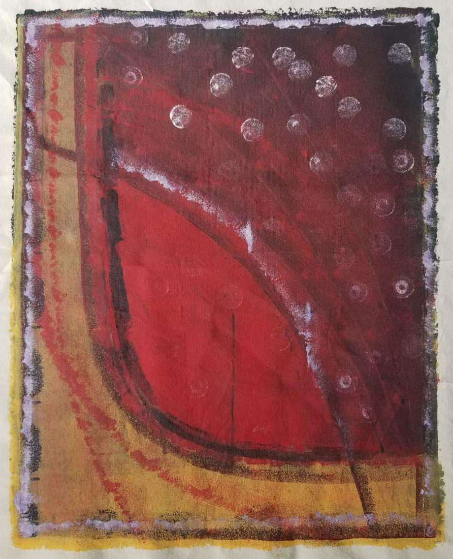 Abstract Contemporary Painting on Canvas (1 of 4)