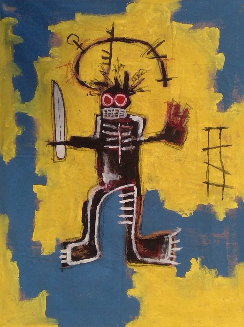 Jean-Michel Basquiat Painting in the manner of (1 of 6)