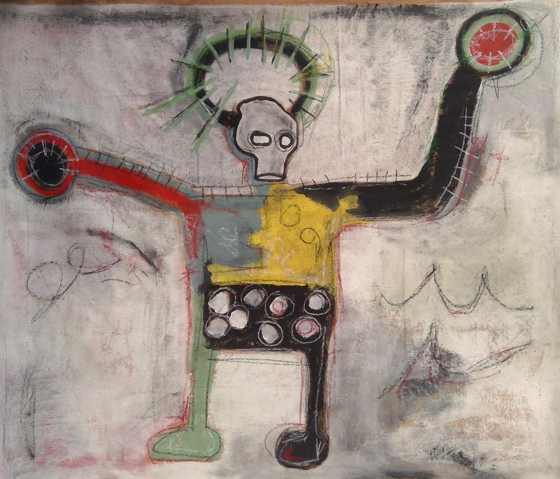 Jean-Michel Basquiat Painting in the manner of (1 of 6)