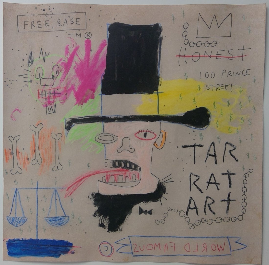 Jean-Michel Basquiat Painting in the manner of (1 of 2)