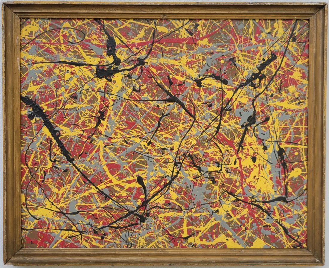 Jackson Pollock Painting in the manner of (1 of 4)