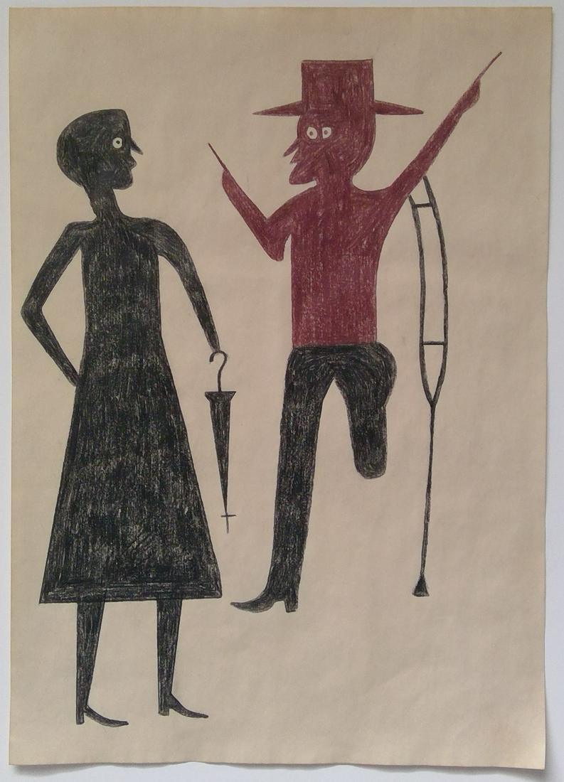 Bill Traylor Drawing on Paper: Bill Traylor Drawing on Paper. Traylor was an African-American self-taught artist from Lowndes County, Alabama. Born into slavery, Traylor spent the majority of his life after emancipation as a sharec