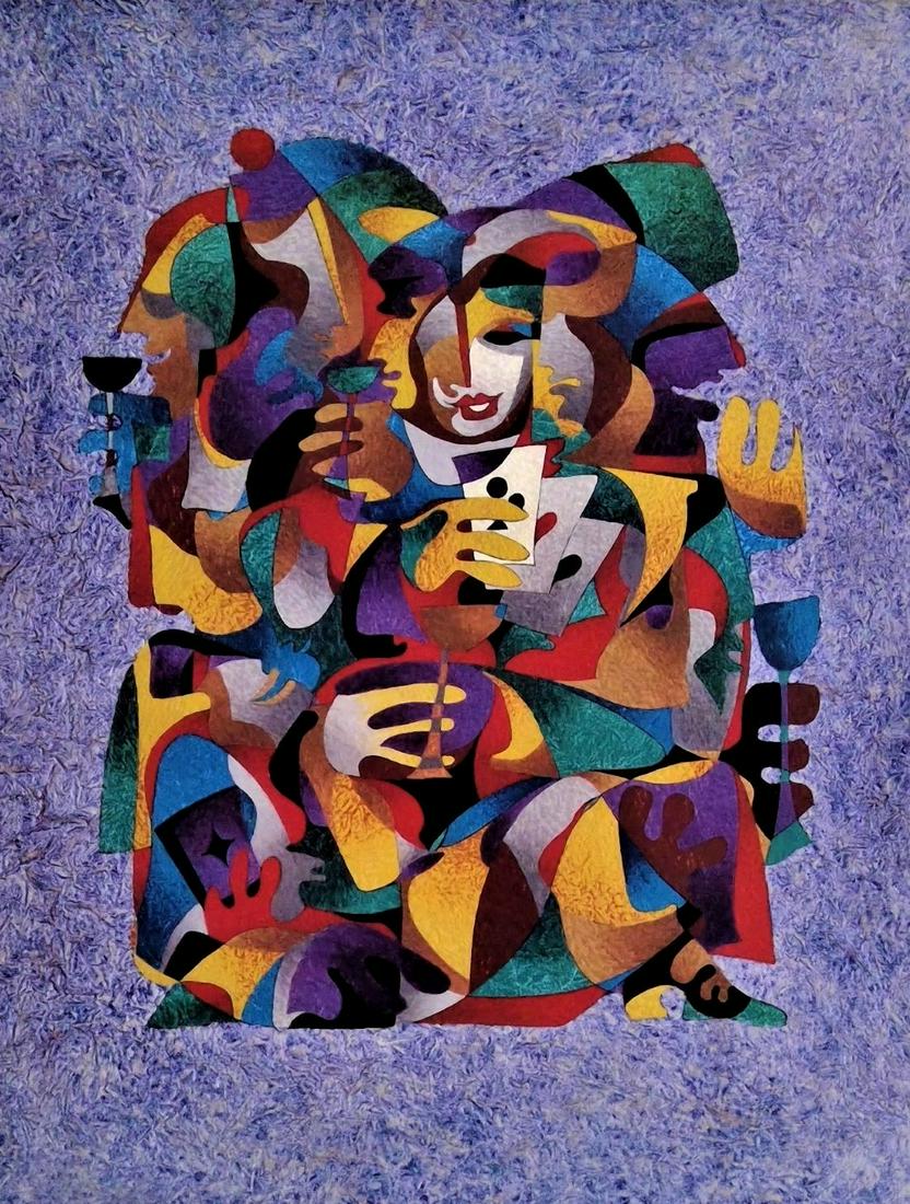 Anatole Krasnyansky Serigraph on Paper (1 of 1)