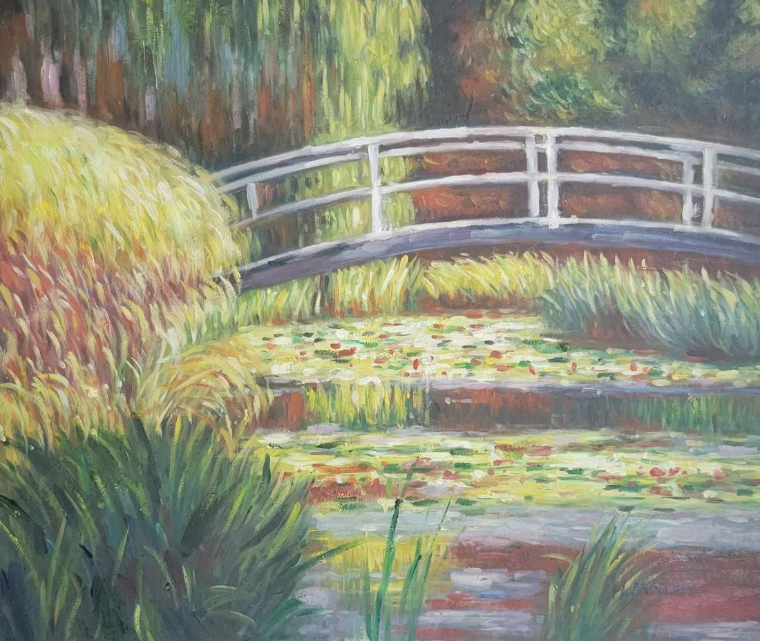 Claude Monet Oil Painting on Canvas (1 of 4)