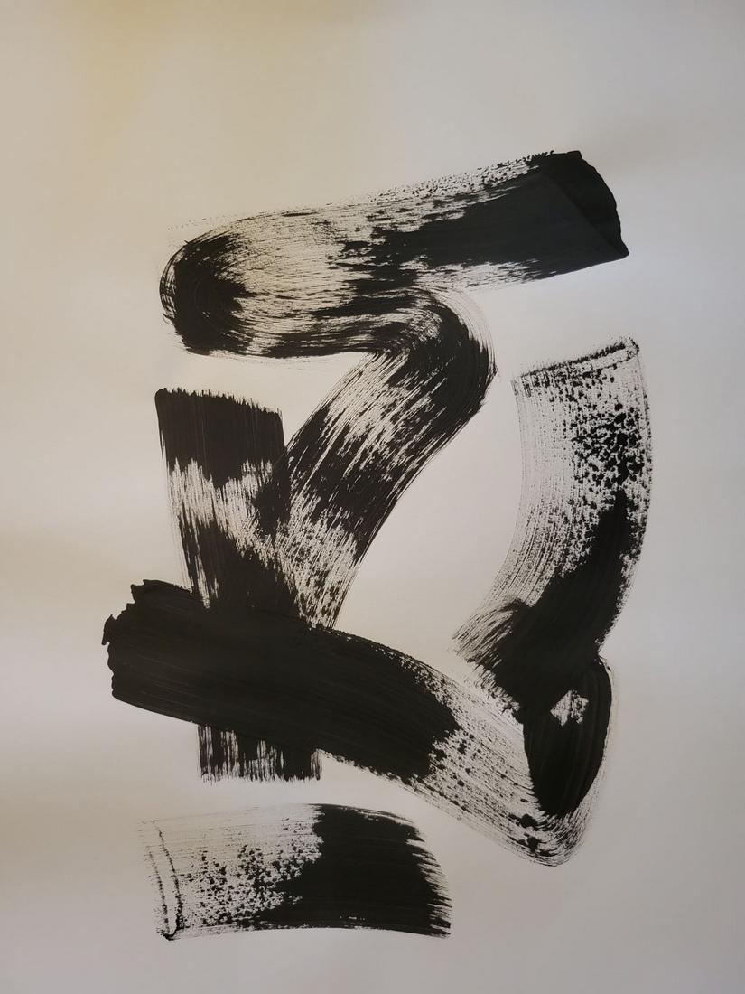 Contemporary abstract ink on paper (1 of 4)