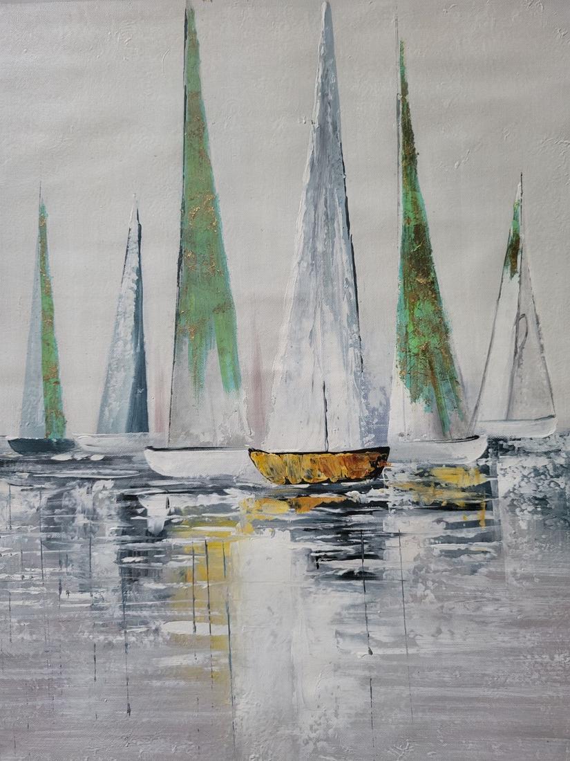 Contemporary Handmade Oil Painting on canvas. (1 of 4)