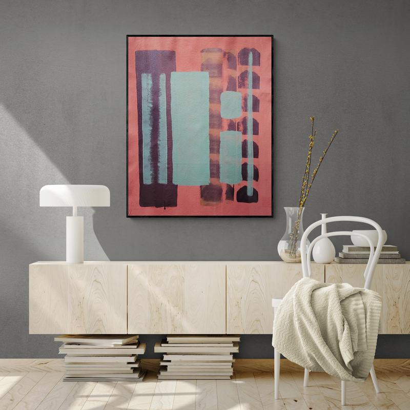 35 x 40" Original Contemporary Painting on Canvas (1 of 7)