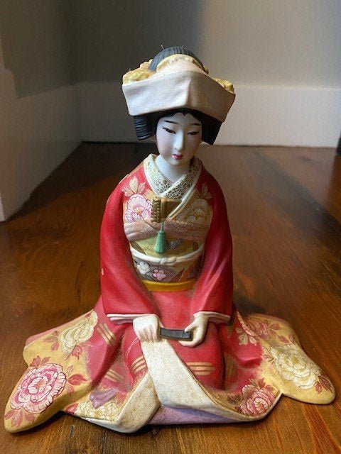 Porcelain Japanese Hakata Doll Mid-Century (1 of 5)