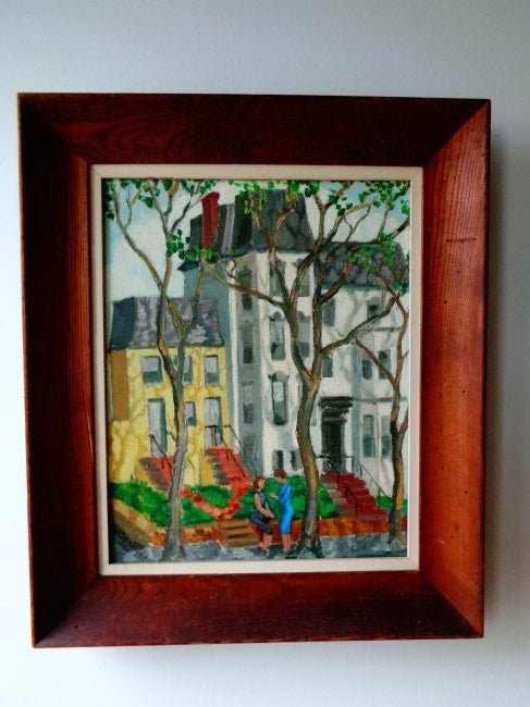 GUY A. WIGGINS  - Oil on Board signed and inscribed (1 of 5)