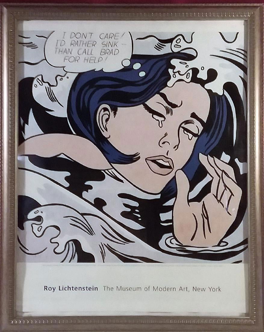 Roy Lichtenstein 1998 Copyright poster MOMA (1 of 2)