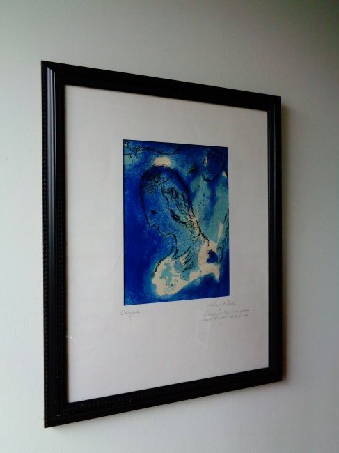 MARC CHAGALL - ABRAHAM AND SARAH INSCRIBED AND SIGNED (1 of 4)