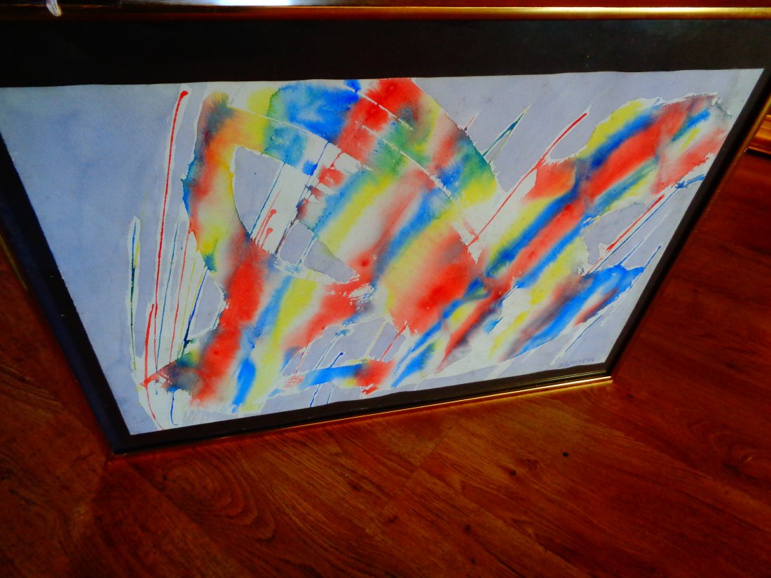 Jacob Semiatin Watercolor Signed (1 of 4)