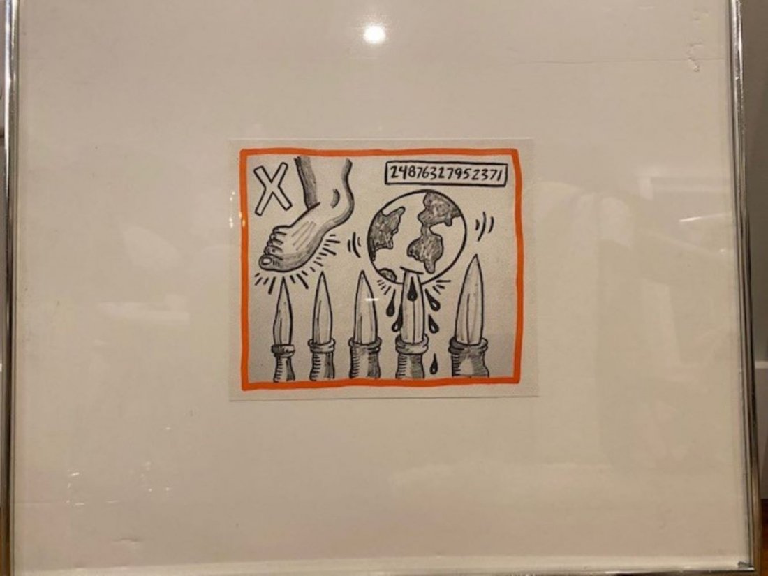 KEITH HARING - AGAINST ALL ODDS ORIGINAL LITHO (1 of 4)
