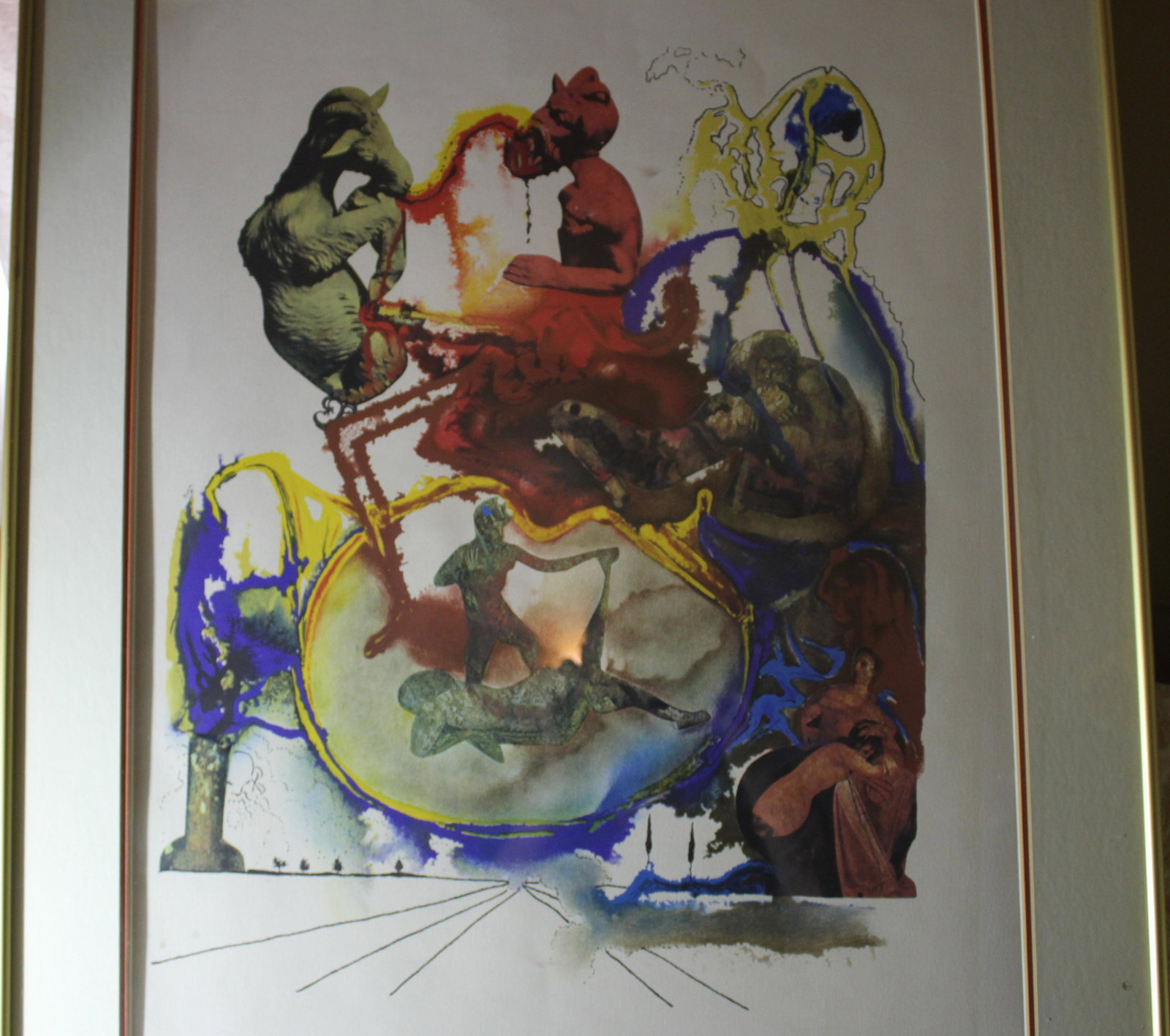 Salvator Dali MIXED MEDIA w/ COA (1 of 6)