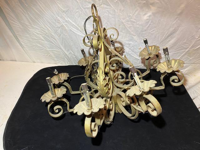 Wrought iron chandelier (1 of 6)