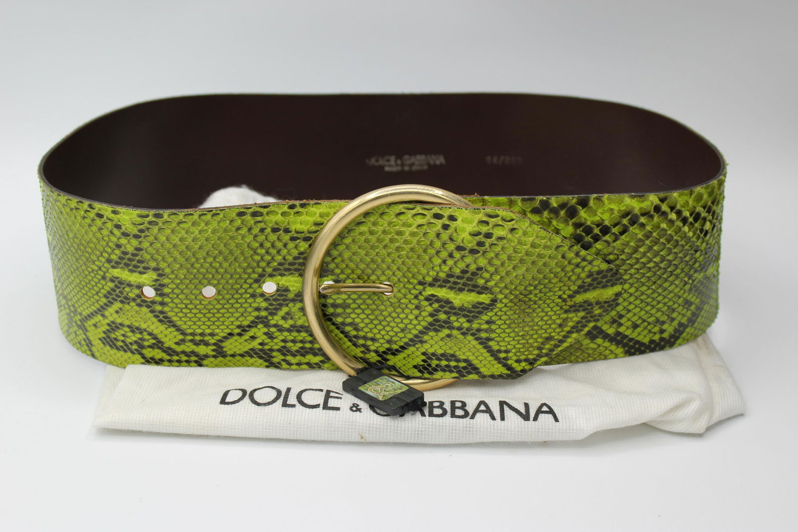 Dolce & Gabana vintage leather belt (1 of 5)