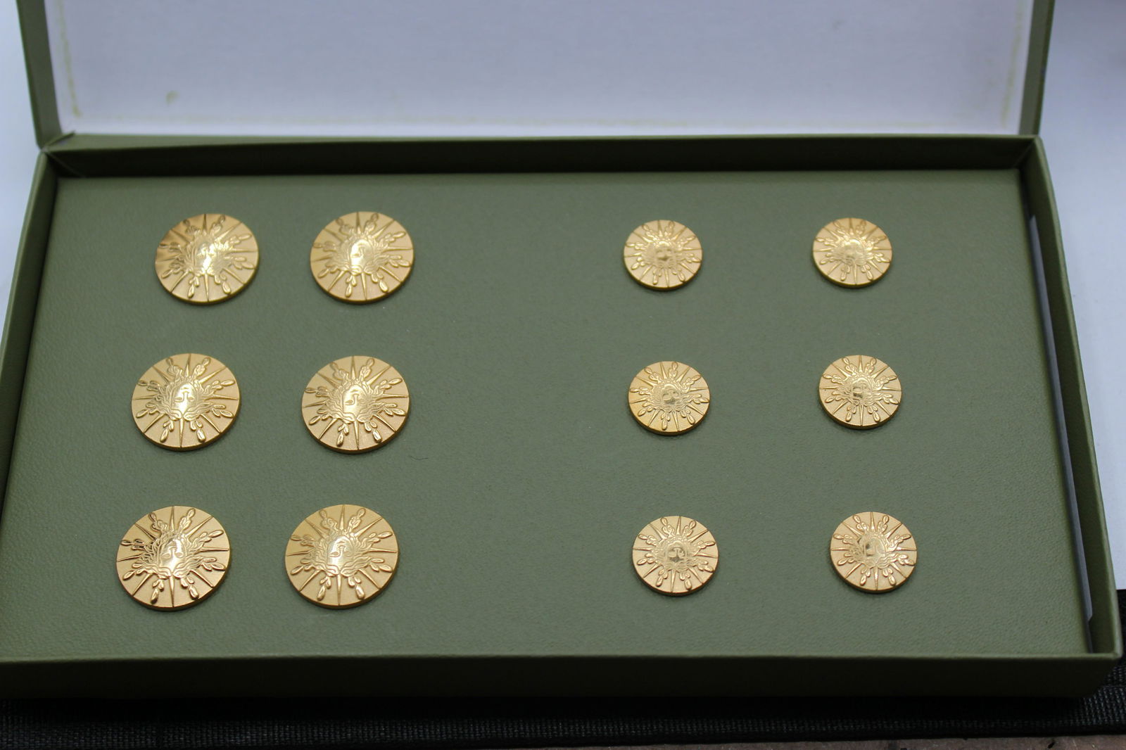 Rare, Vintage Box of Christofle Buttons (1 of 1)