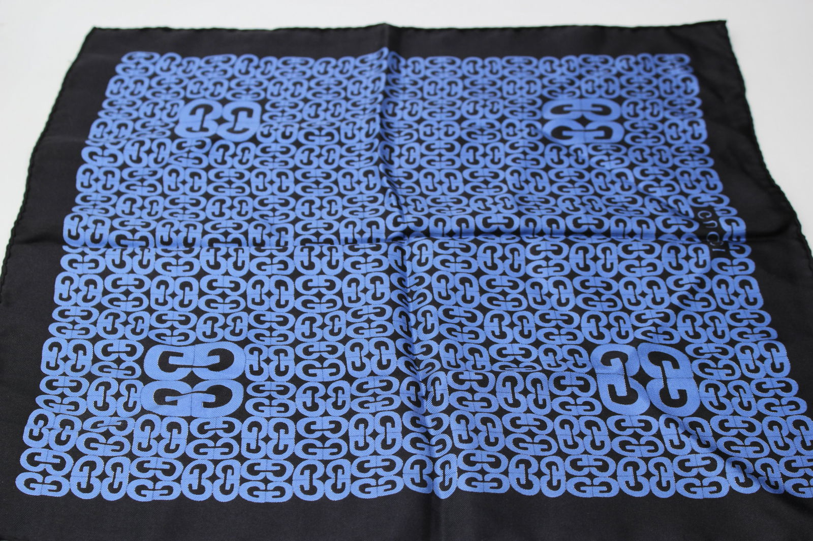 Lot of 3 Vintage, Silk Gucci Handkerchiefs (1 of 2)