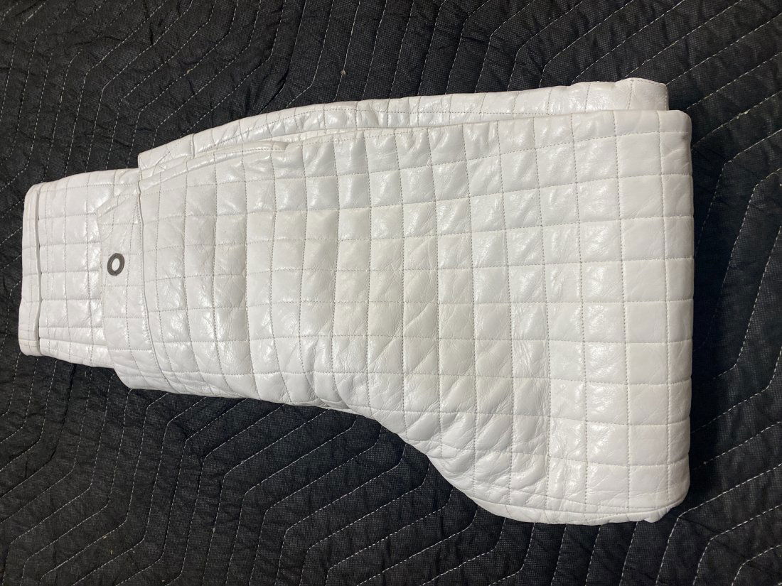 Vintage CHANEL Lambskin & Silk pants (1 of 7)