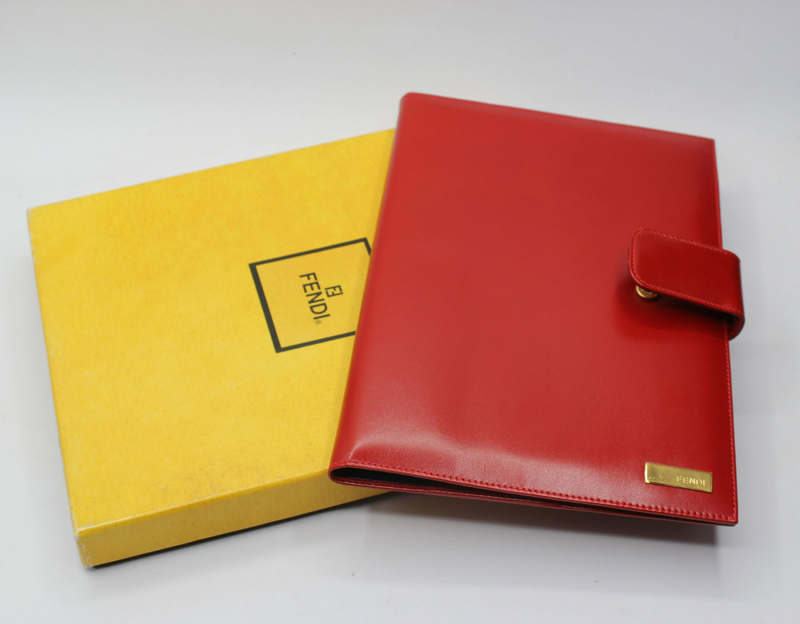 Fendi Agenda Settimanale: Red Leather 10 X 7"