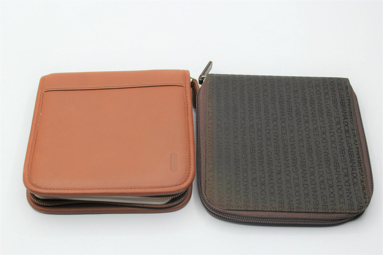 Leather Coach & Dolce & Gabbana CD Cases (1 of 5)