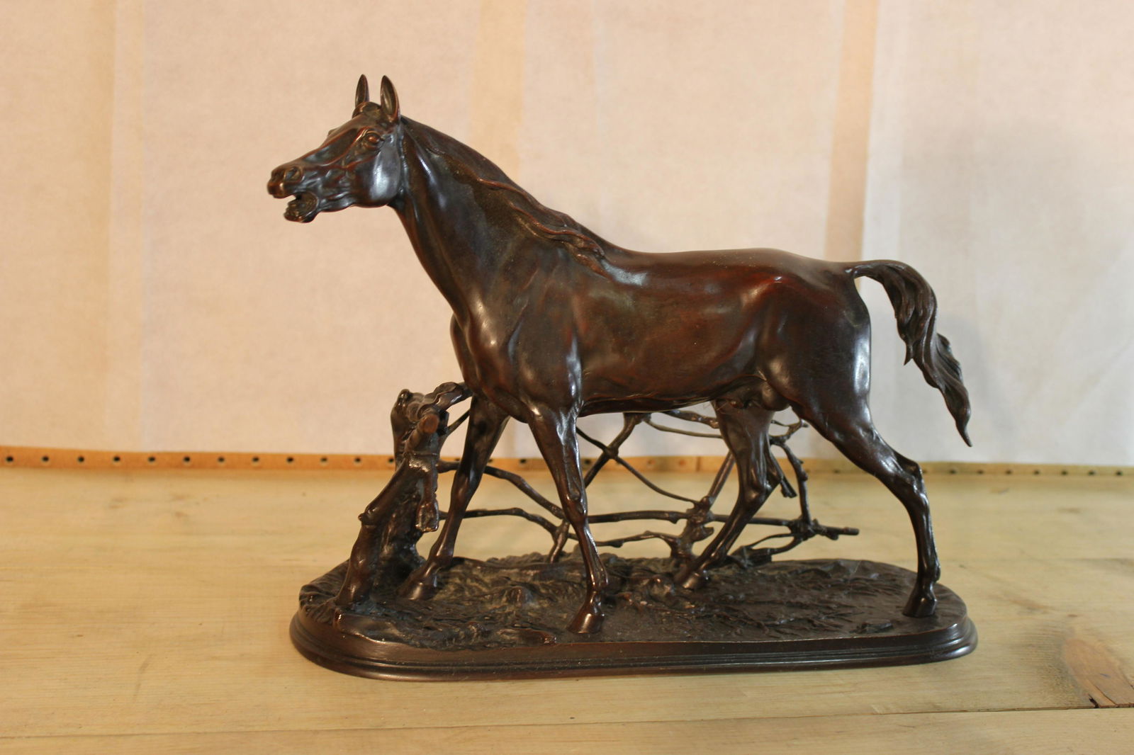 P.J Mene (1810-1879) French Bronze Stallion Sculpture (1 of 8)