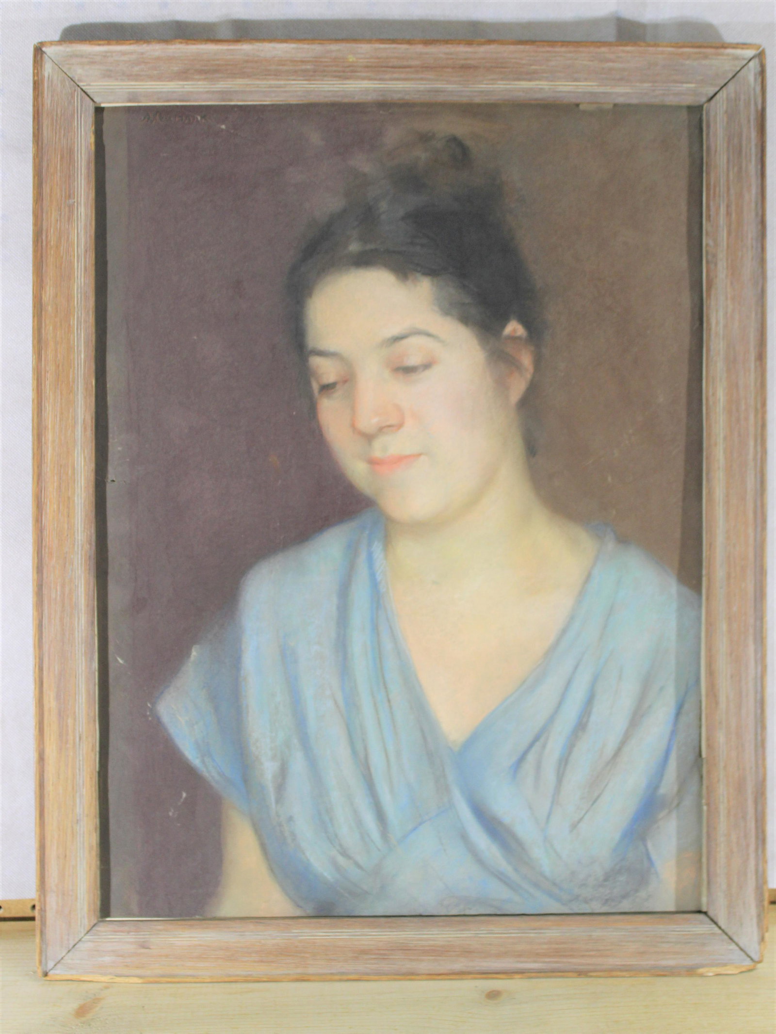 Vintage Portrait - Signed Muralist Anne Neumark (1 of 4)