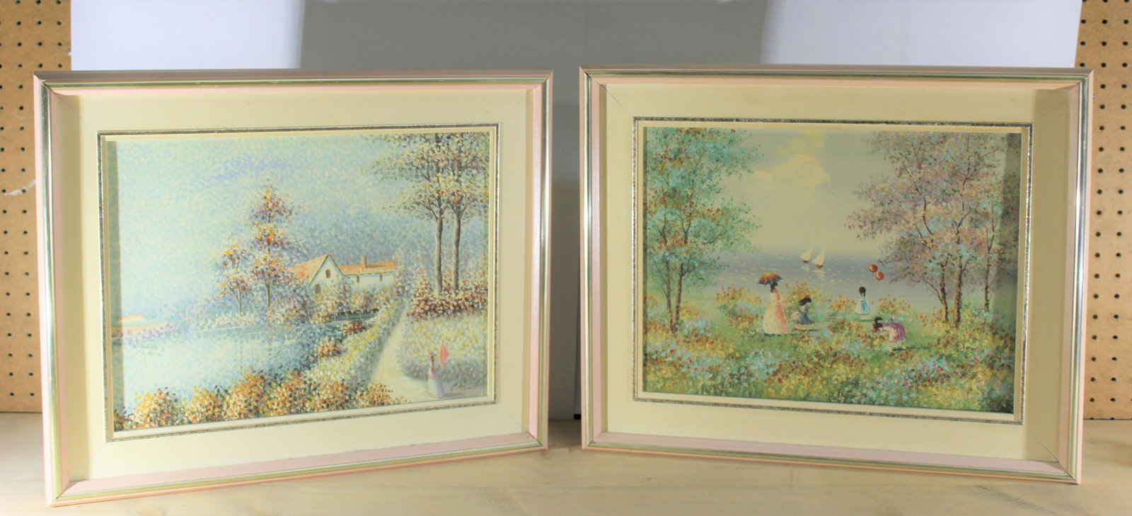 C.Healce & Roy Gibson Watercolors (2 items): Site - 11.5x15.5", frame 16.5x20.5".