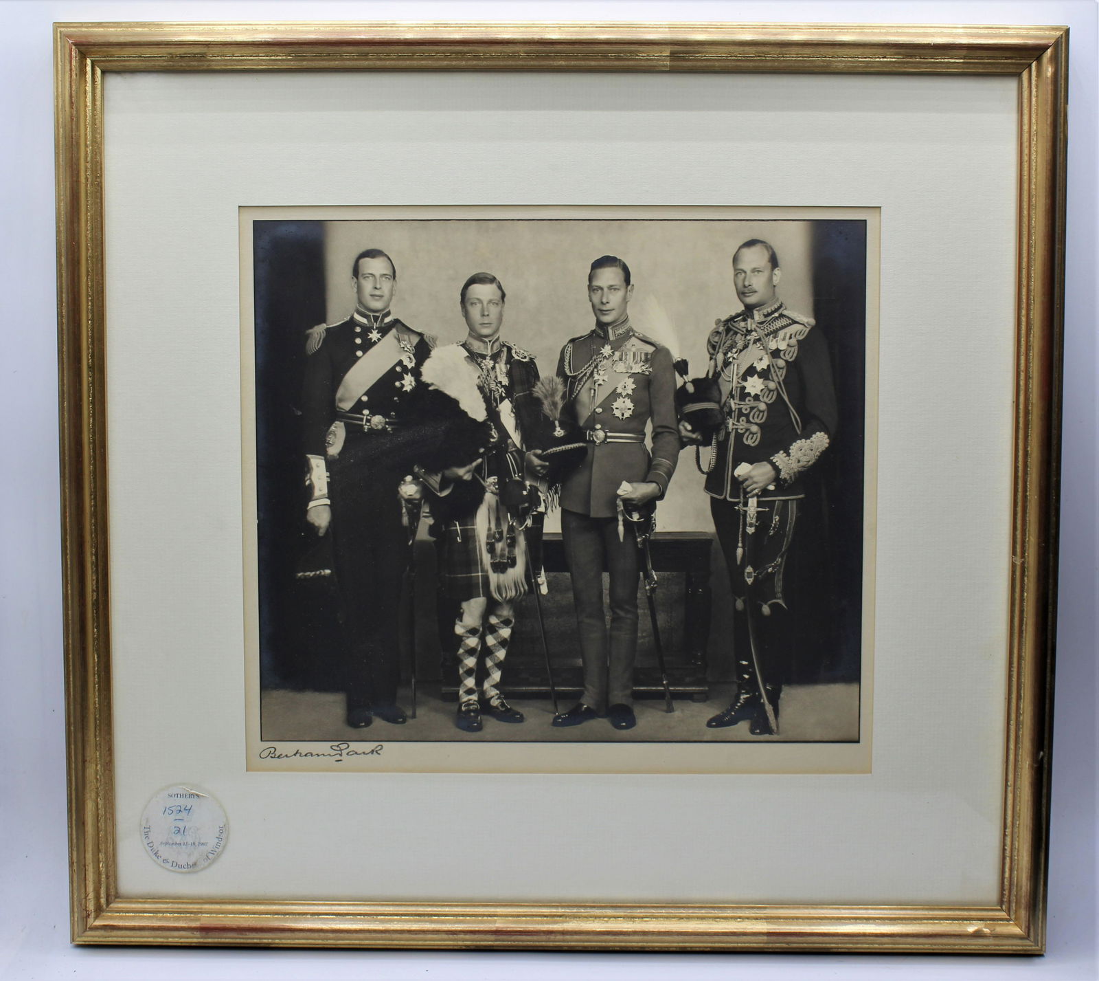 Rare Bertram Park Signed Photo Prince George (1 of 2)