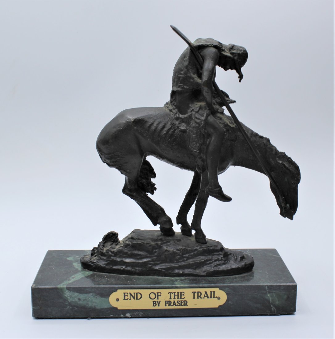 James Fraser  "End of the Trail" Bronze Sculpture (1 of 6)