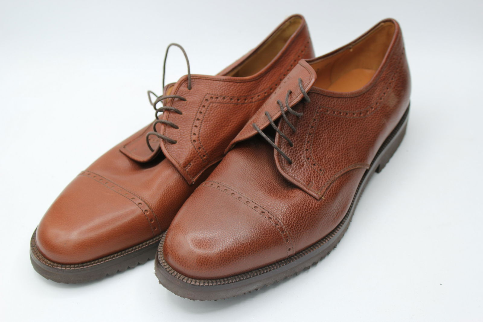 Salvatore Ferragamo Men's Leather Serpico Shoes (1 of 5)