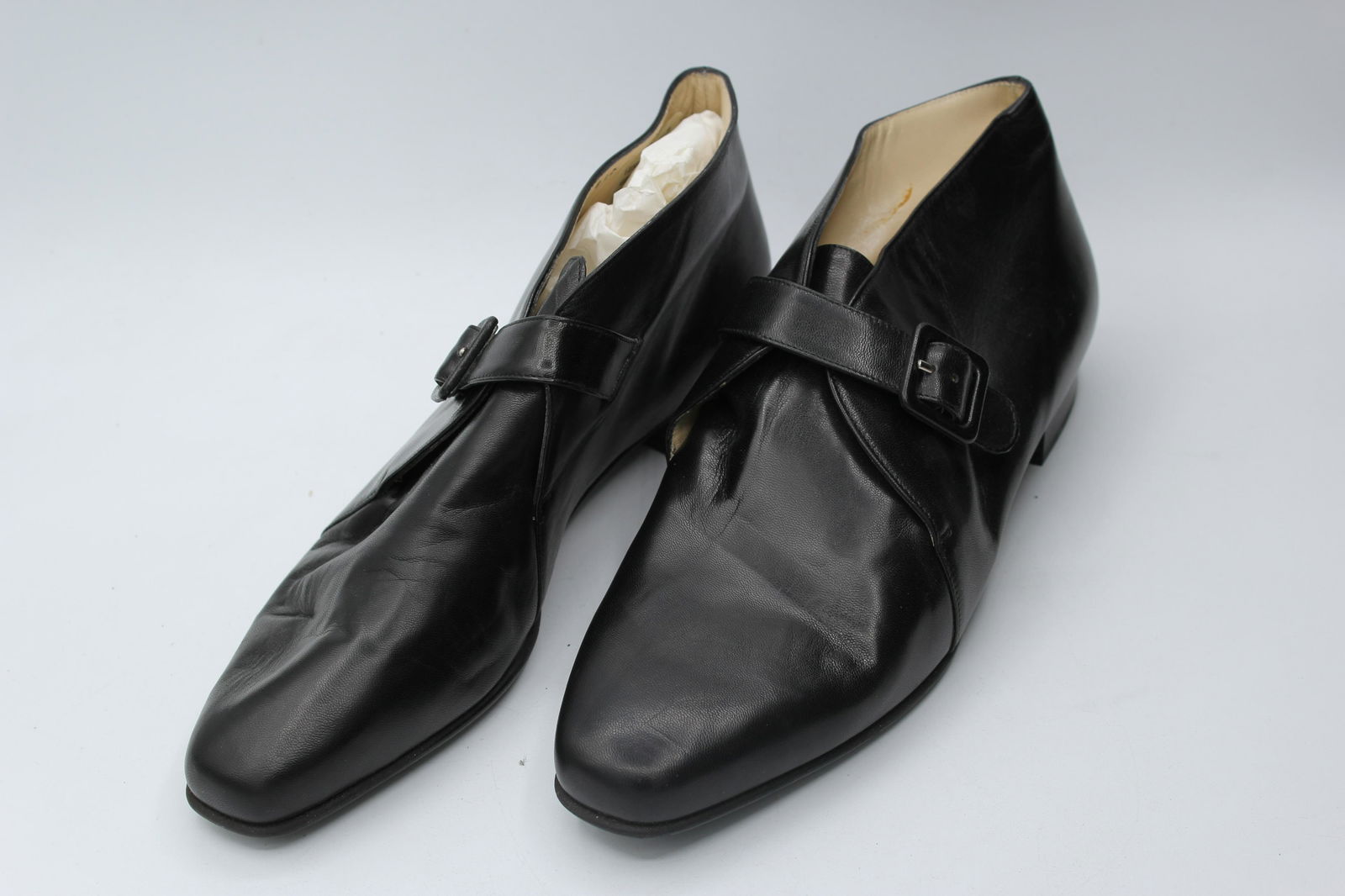 Bally Geria Black Leather Ankle Boots (1 of 4)