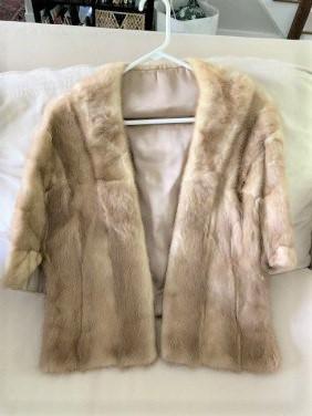 Vintage Custom Mink Cape (1 of 6)