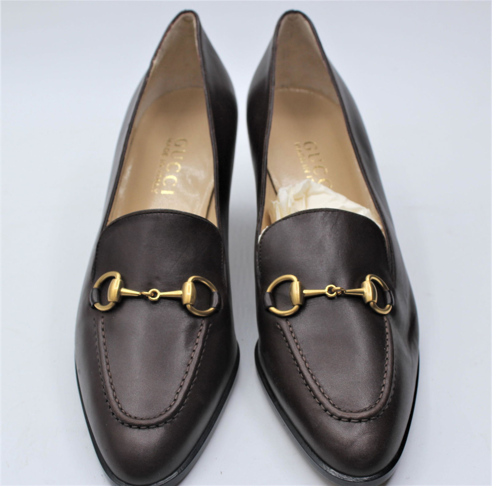 Gucci Brown Heels (1 of 7)