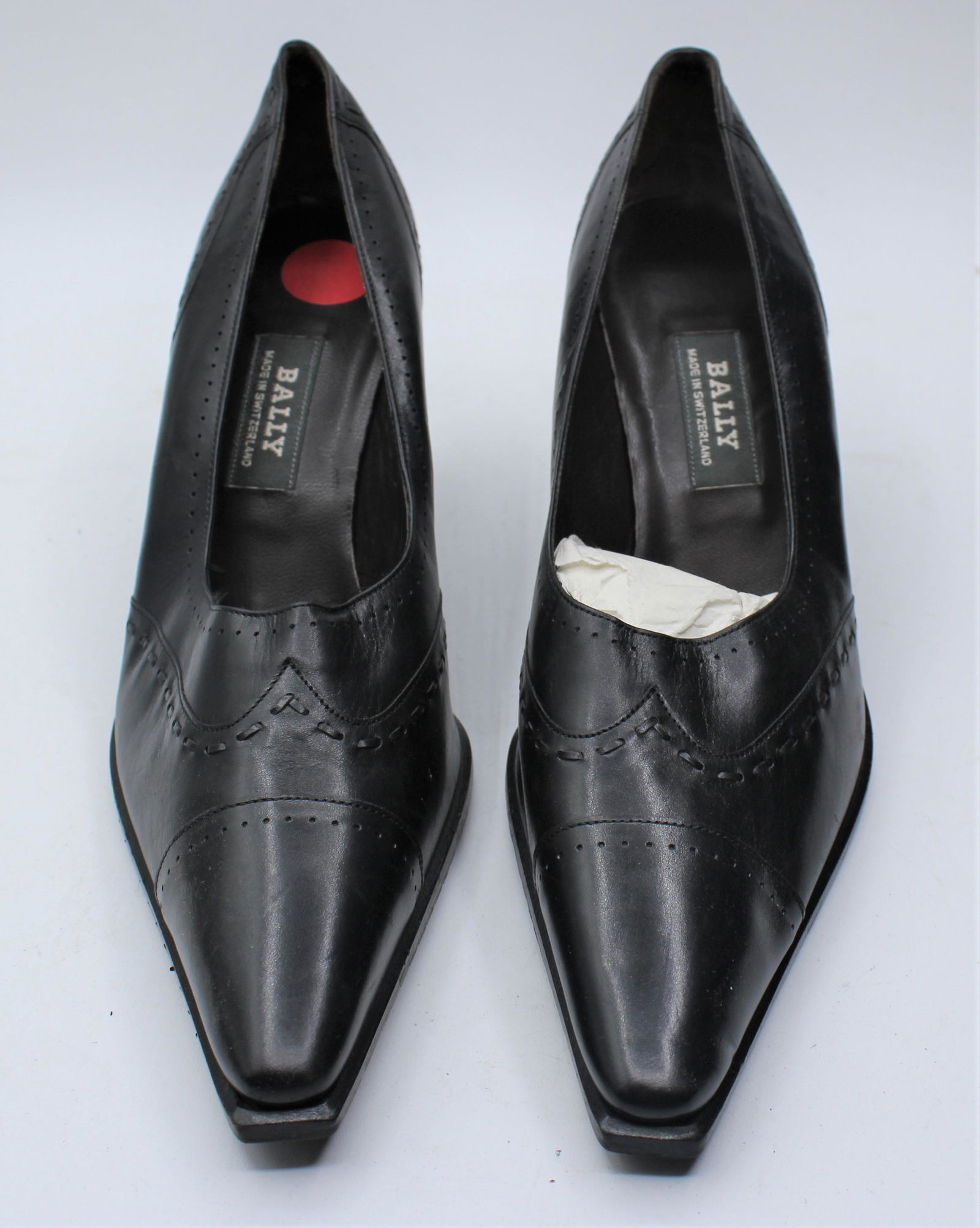 Bally Black Leather Pumps (1 of 8)