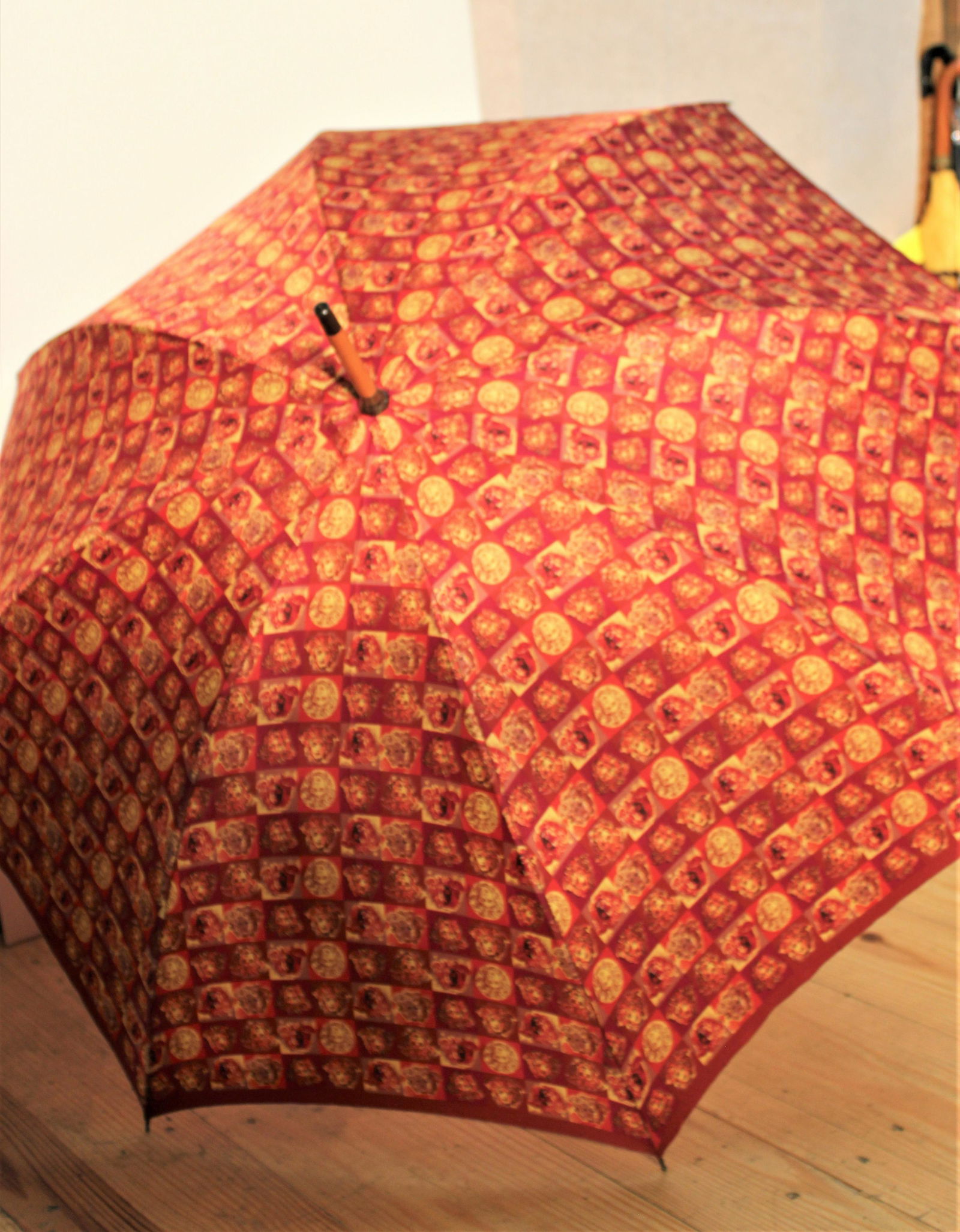 Vintage Gianni Versace Long Umbrella (1 of 5)